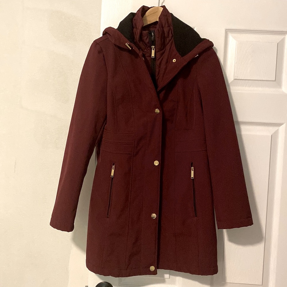 Women’s xs London fog fleece lined rain jacket